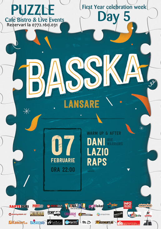 Concert-lansare Basska, 7 februarie, Club Puzzle