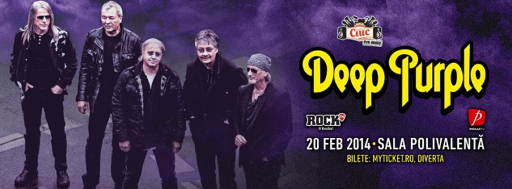 Deep Purple / 20 Februarie / Sala Polivalenta