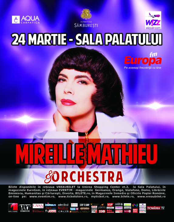 Cantareata Mireille Mathieu, pretentii de diva la concertul din Bucuresti