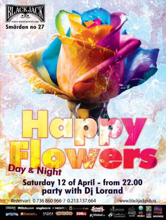 Happy Flowers Day & Night in Black Jack Pub