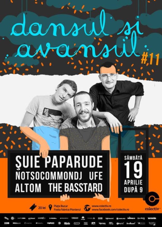 Dansul si Avansul #11 - concert SUIE PAPARUDE in COLECTIV