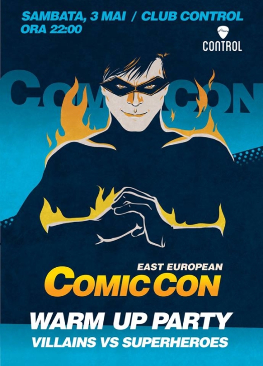 Villains vs. Superheroes - East European Comic Con Warm Up Party in Club Control