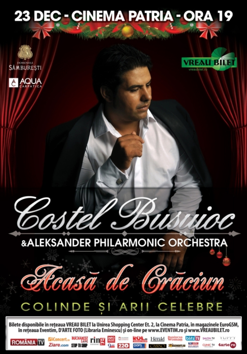 Concert de Craciun COSTEL BUSUIOC la Bucuresti