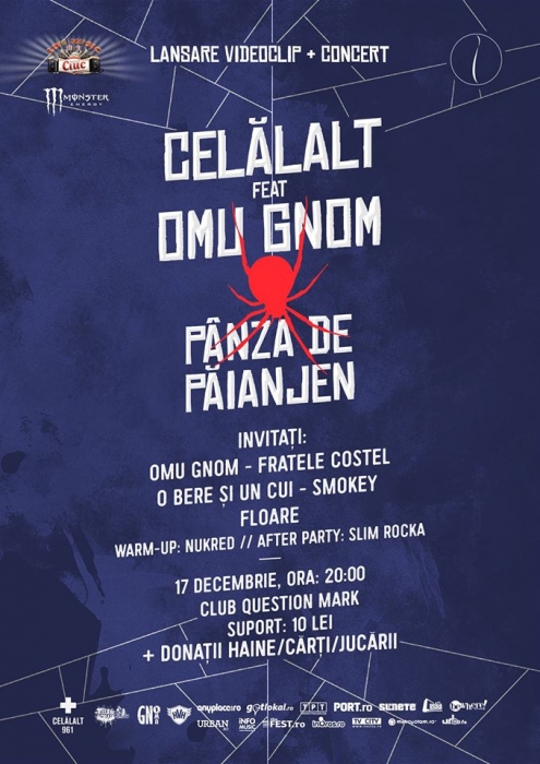 Lansare videoclip Celalalt - "Panza de paianjen" in Question Mark