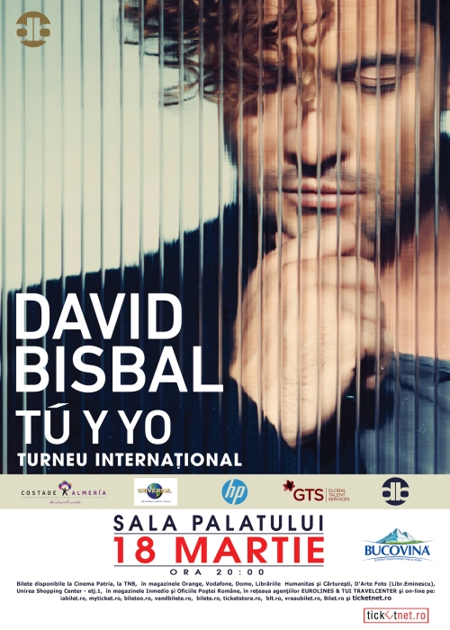 DAVID BISBAL revine in concert la Bucuresti