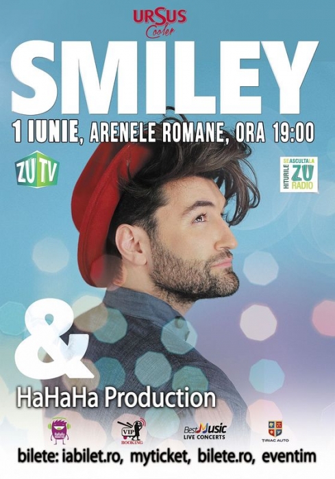 Program si reguli de acces la concertul Smiley de la Arenele Romane