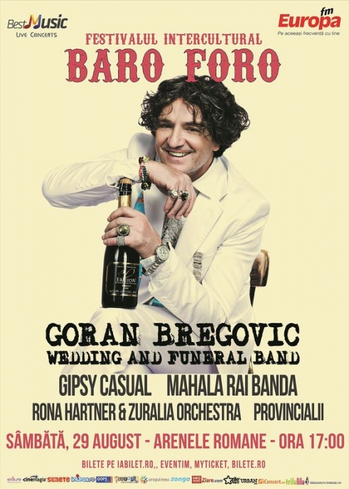 Ultima saptamana de bilete ieftine pentru concertul Goran Bregovic la Bucuresti