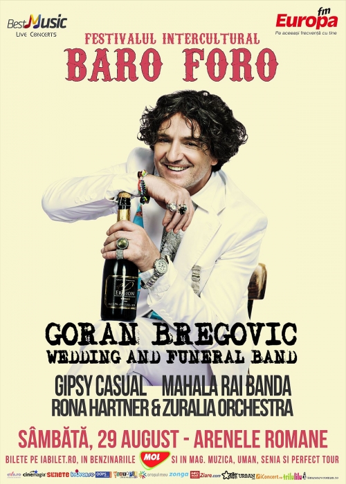 Ultimele zile de bilete la oferta pentru concertul Goran Bregovic la Bucuresti