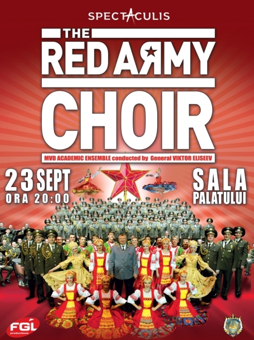Corul Armatei Rosii in concert la Bucuresti