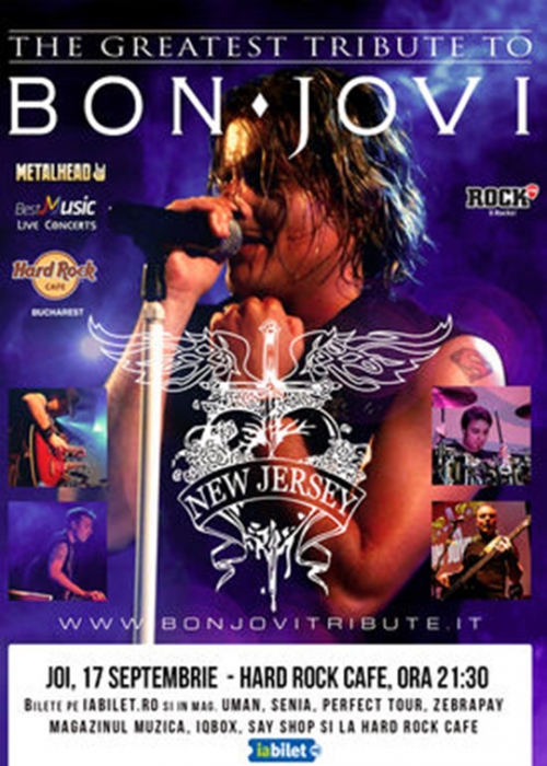 Best Bon Jovi Tribute cu “New Jersey” la Hard Rock Cafe