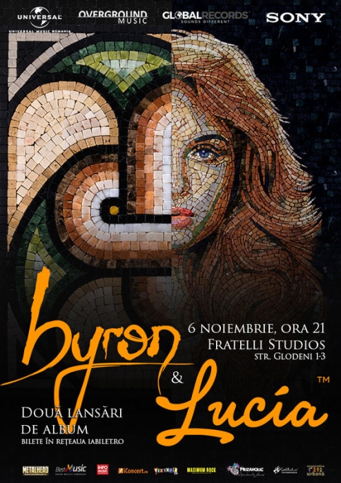 byron și Lucia - dubla lansare de album la București