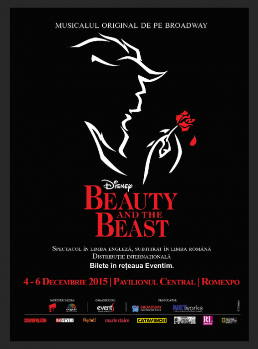 Zece zile până la premiera Disney Beauty and the Beast la București