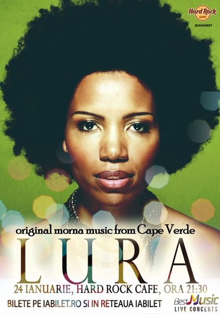 LURA aduce muzica “morna” din Capul Verde la Hard Rock Café