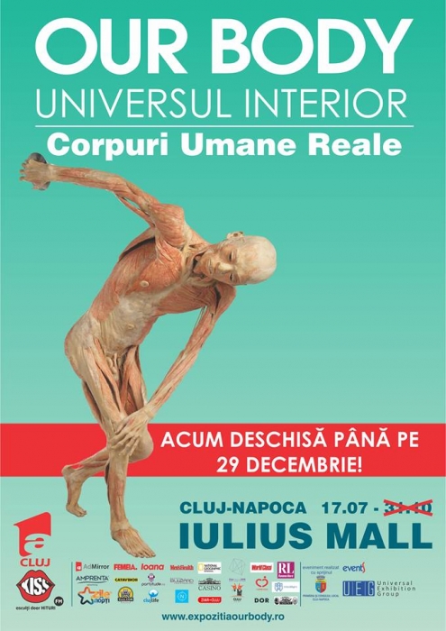 Expoziția „Our Body” Cluj-Napoca, ultimele 2 săptămâni!