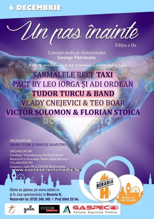 „Un pas înainte” – concert pentru George Pătrănoiu