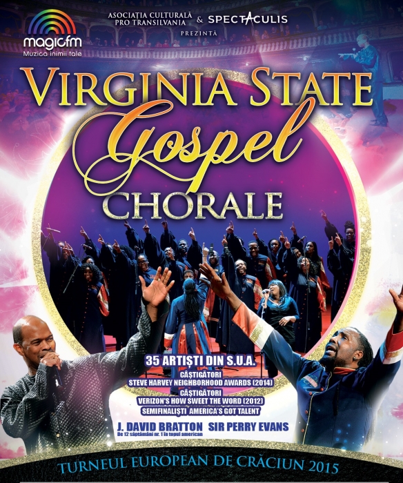 Grupul Virginia State Gospel Chorale aduce muzica gospel în orașele din România