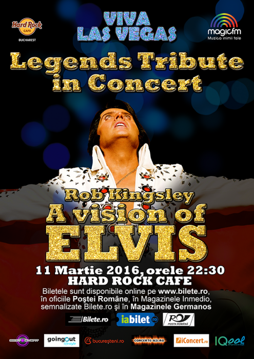 Categoria VIP sold-out pentru concertul “Rob Kingsley - A Vision Of Elvis”