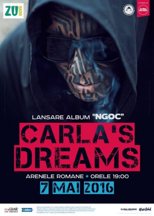 Carla’s Dreams isi lanseaza noul album NGOC pe 7 mai la Arenele Romane