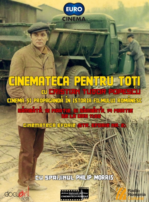 Noile prelegeri ale „Cinematecii pentru toţi”, cu Cristian Tudor Popescu
