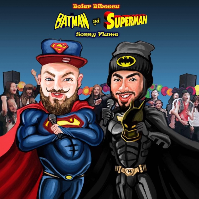 Boier Bibescu si Sonny Flame s-au transformat in “Batman si Superman” (Video)