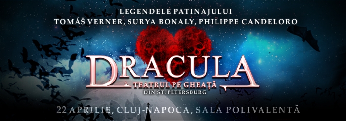 Spectacolul DRACULA PE GHEAȚĂ de la Cluj se reprogramează pe 22 aprilie