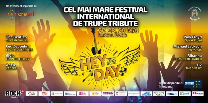Cu doar 15 lei pe zi, poti vedea artistii internationali de tribute pe cele trei scene ale festivalului HeyDay