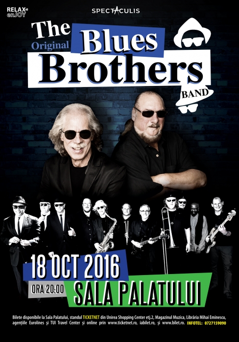 Legendarul grup The Original Blues Brothers Band concerteaza in premiera, in Romania
