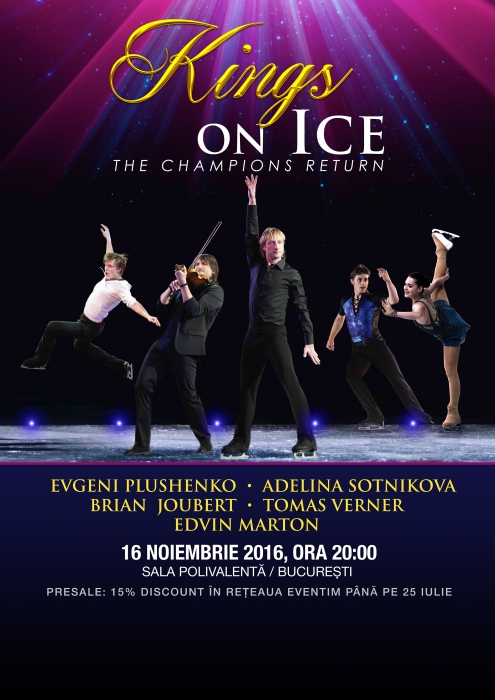 Patinajul la superlativ revine: Kings On Ice la București în toamnă
