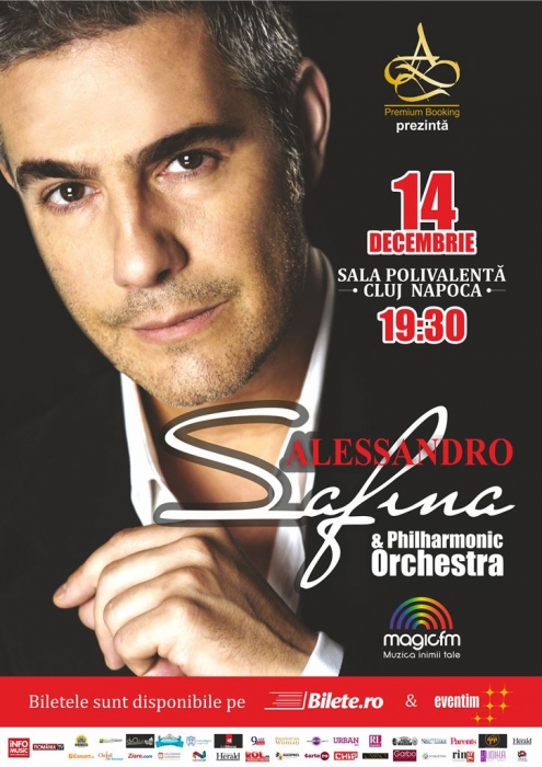 In luna august, clujenii primesc bilete cu titlu gratuit  la concertul tenorului ALESSANDRO SAFINA