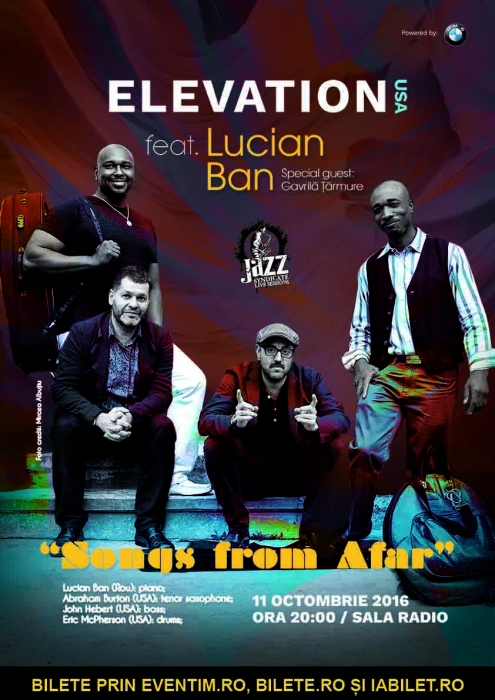Jazz Syndicate Live Sessions prezinta ELEVATION feat. Lucian Ban: “Songs from Afar”