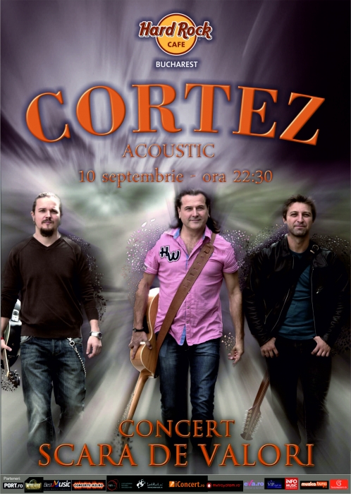 Concert acoustic al trupei Cortez la Hard Rock Cafe