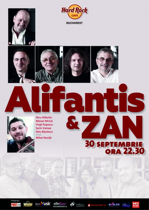Concert Nicu Alifantis & Zan la Hard Rock Cafe