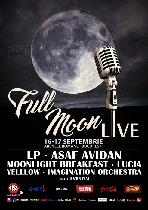 Full Moon Live la final de săptămână la Arenele Romane