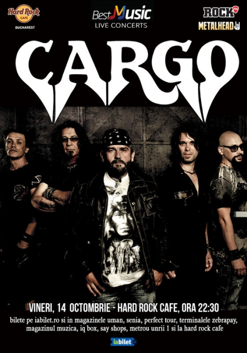 Concert CARGO la Hard Rock Cafe, 14 octombrie 2016