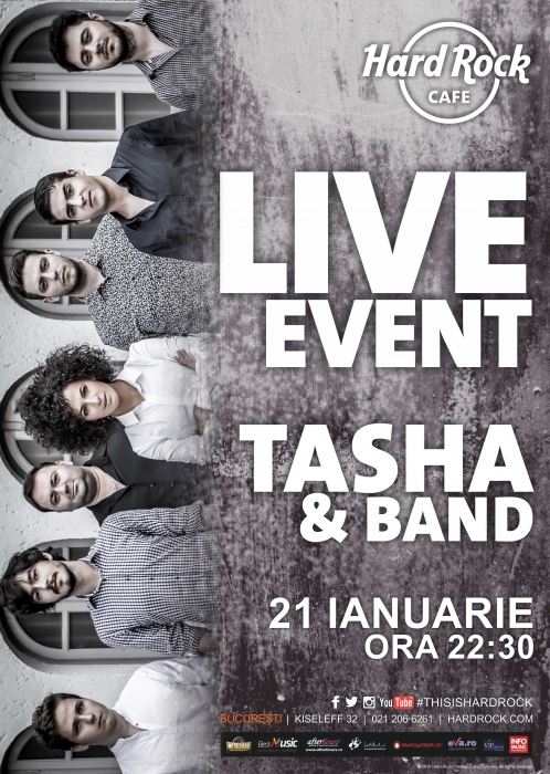 Concert Tasha & Band la Hard Rock Cafe