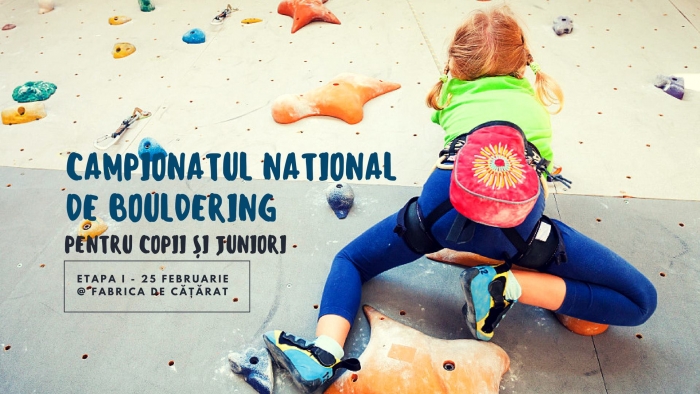 Campionatul național de bouldering pentru copii și juniori