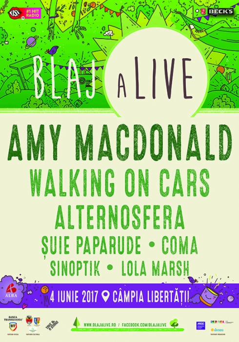 Amy Macdonald este cap de afis la Blaj aLive 2017