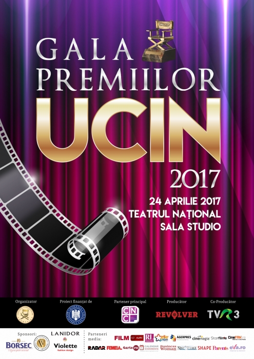 Celebritățile filmului românesc vor străluci pe covorul roșu  la Gala Premiilor UCIN 2017