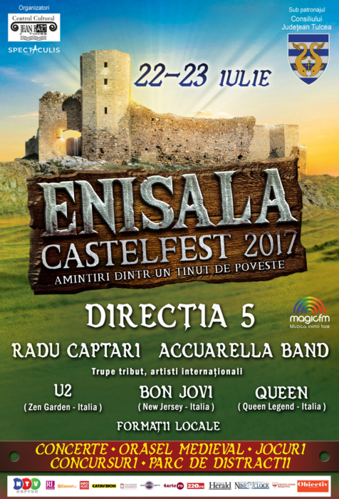 Doua zile de distractie estivala pe taramul cetatii dobrogene la Enisala Castelfest 2017
