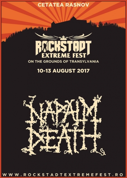 NAPALM DEATH si Leprous confirmati la Rockstadt Extreme Fest 2017