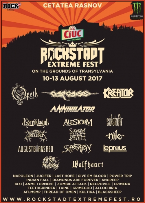 Solstafir si Arcturus confirmati pentru Rockstadt Extreme Fest 2017