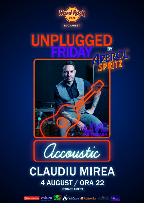 Unplugged Friday cu Claudiu Mirea la Hard Rock Cafe