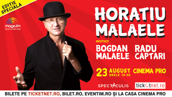 Horatiu Malaele si Bogdan Malaele se intrec in replici actoricesti, miercuri, 23 august, la Cinema PRO