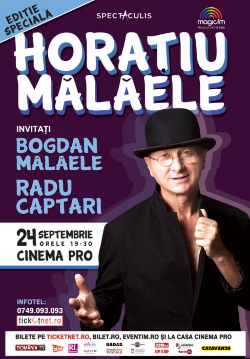 Duelul comic intre Horatiu si Bogdan Malaele, in ”Editie Speciala”,  pe 24 septembrie, la Cinema PRO