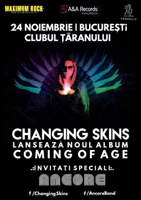 Changing Skins lansează albumul "Coming of Age"