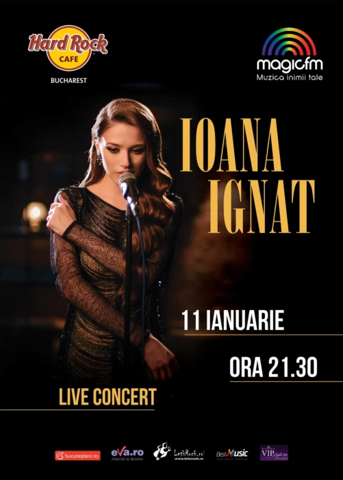 Ioana Ignat canta la Hard Rock Cafe pe 11 ianuarie