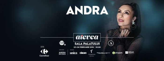 Concert Andra "Aievea" la Sala Palatului