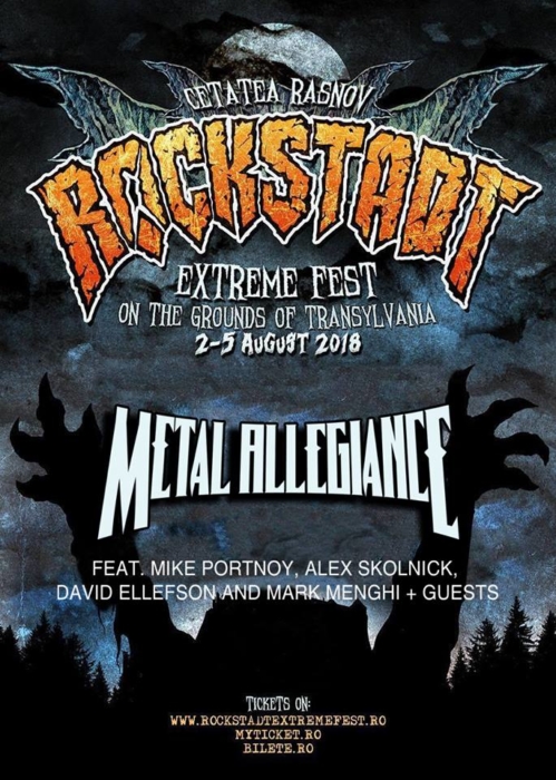 Metal Allegiance vor aparea pe scena Rockstadt Extreme Fest 2018