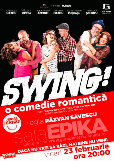 De pe Broadway la Bucuresti – ”Swing!”, o comedie exceptionala, maine, la Grand Cinema & More