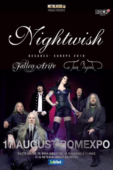 Fallen Arise si A Tear Beyond vor deschide concertul Nightwish